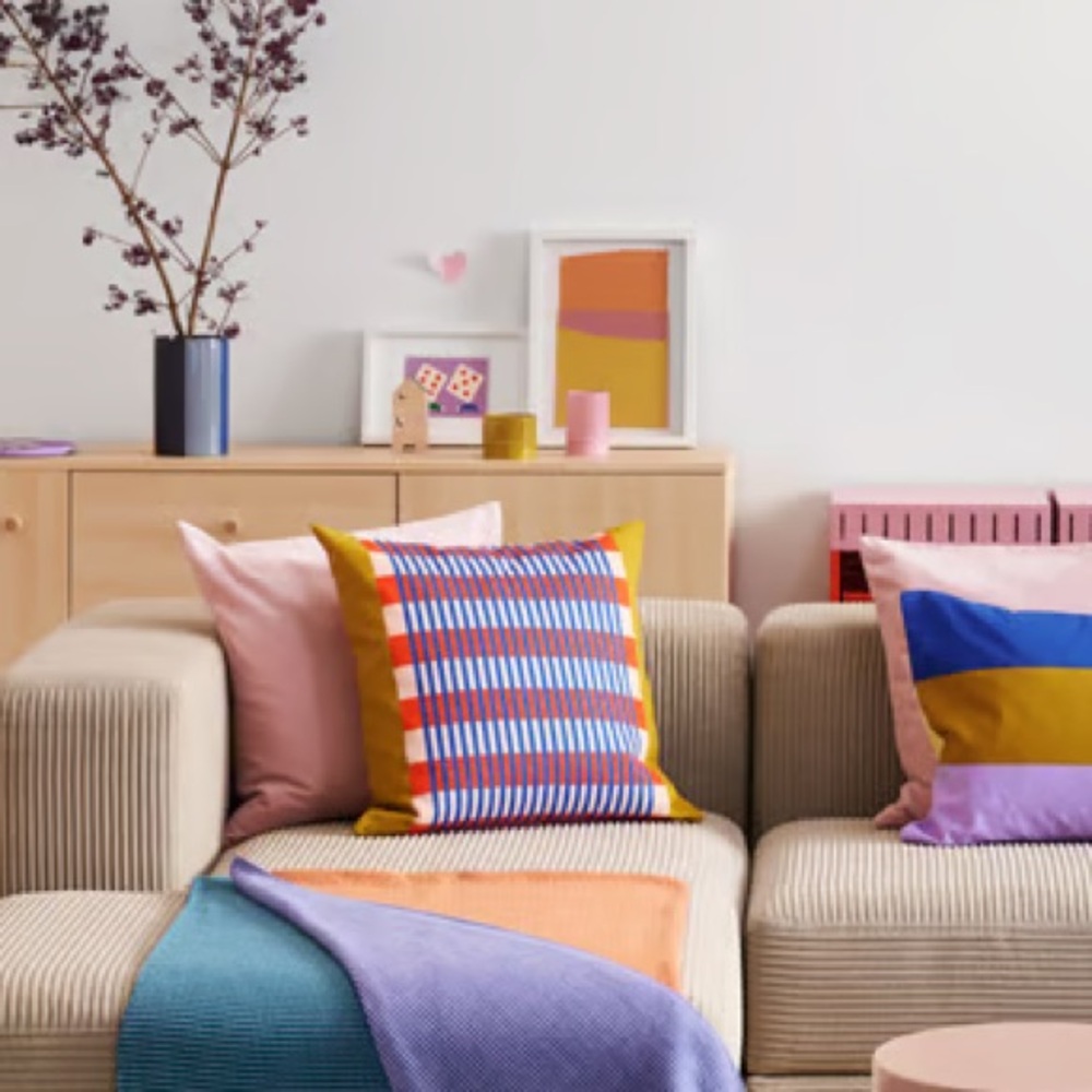 IKEA Tessamans Pillow Covers x2